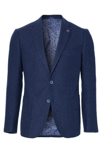 van gils Elray melange jacket Blue