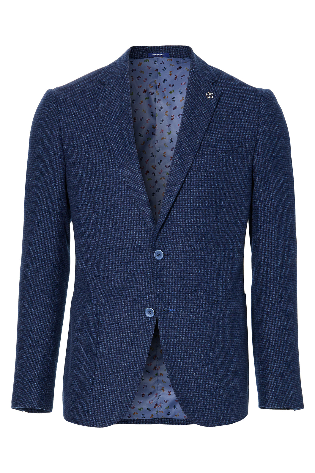 van gils Elray melange jacket Blue