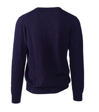 Load image into Gallery viewer, Scotland Blue Vince Cotton V-neck SPE21105VI01SB
