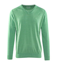 Load image into Gallery viewer, Scotland Blue Vince Cotton V-neck SPE21105VI01SB
