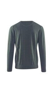Scotland Blue Vince Cotton V-neck SPE21105VI01SB 340 Pesto