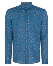 Load image into Gallery viewer, Remus Uomo Blue Rome Long Sleeve Semi-Formal Shirt
