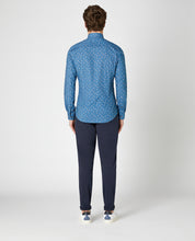 Load image into Gallery viewer, Remus Uomo Blue Rome Long Sleeve Semi-Formal Shirt 13058
