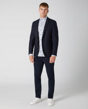 Load image into Gallery viewer, Remus Uomo Blue and White Seville Long Sleeve Semi-Formal Shirt

