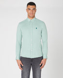 Remus Uomo Long Sleeve Casual Shirt Light Green