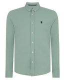 Remus Uomo Long Sleeve Casual Shirt Light Green