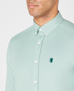 Remus Uomo Light Green Rome Long Sleeve Casual Shirt 13570
