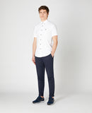 Remus Uomo Short Sleeve Button Down White
