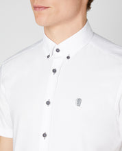 Load image into Gallery viewer, Remus Uomo White Rome Short Sleeve Casual Shirt 13599SS/Oxford 01 White
