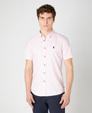 Remus Uomo Short Sleeve Oxford Light Pink
