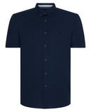 Remus Uomo Short Sleeve Oxford Navy