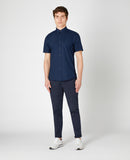 Remus Uomo Short Sleeve Oxford Navy
