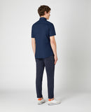 Remus Uomo Short Sleeve Oxford Navy