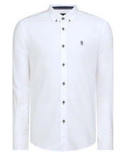 Load image into Gallery viewer, Remus Uomo White Rome Long Sleeve Casual Shirt 13599/Oxford 01 White

