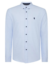 Load image into Gallery viewer, Remus Uomo Sky Blue Rome Long Sleeve Casual Shirt 13599/Oxford 22 Blue
