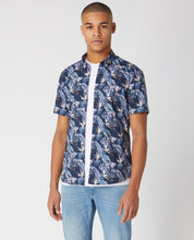 Load image into Gallery viewer, Remus Uomo Navy Rome Short Sleeve Casual Shirt 13710SS
