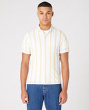 Remus Uomo Short Sleeve Stripe Shirt Yellow