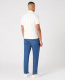 Remus Uomo Short Sleeve Stripe Shirt Yellow