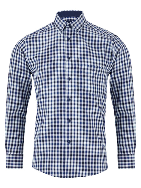 Daniel Grahame Check Shirt Navy