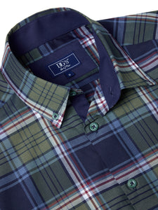 Daniel Grahame Green Geneva Long Sleeve Casual Shirt 14405/ 37 Green