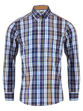 Load image into Gallery viewer, Daniel Grahame Dark Blue Geneva Long Sleeve Casual Shirt 14524
