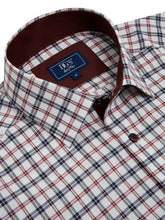 Load image into Gallery viewer, Daniel Grahame Red And White Geneva Long Sleeve Casual Shirt
