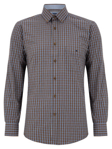 Daniel Grahame Light Brown Geneva Long Sleeve Casual Shirt