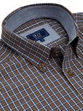 Daniel Grahame Check Shirt Light Brown