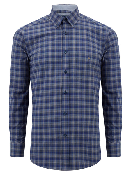 Daniel Grahame Check Shirt Blue