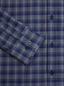 Daniel Grahame Blue Geneva Long Sleeve Casual Shirt