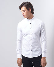 Load image into Gallery viewer, Remus Uomo White Rome Long Sleeve Casual Shirt
