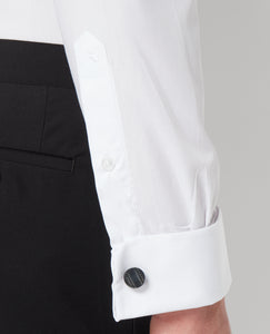 Remus Uomo White Rome Long Sleeve Formal Shirt 17692/Ashton Dc Slim 01 White