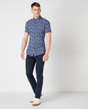 Load image into Gallery viewer, Remus Uomo Navy Seville Short Sleeve Casual Shirt 17960ss/ 78 Navy
