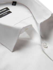 Remus Uomo White Seville Long Sleeve Formal Shirt 18300 DC/Parker 01 White