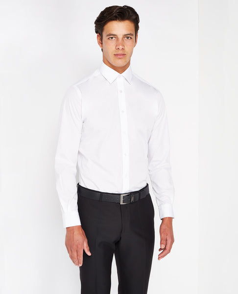 Remus Uomo Formal Shirt Tapered White