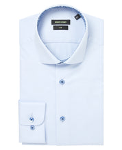 Load image into Gallery viewer, Remus Uomo Slimfit Blue Long Sleeve Formal Shirt
