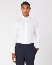 Load image into Gallery viewer, Remus Uomo Tapered Fit White Long Sleeve Formal Shirt
