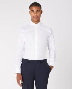 Remus Uomo White Seville Long Sleeve Formal Shirt 18651