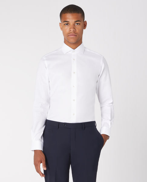 Remus Uomo Long Sleeve Shirt White