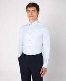 Remus Uomo Textured Shirt Light Blue