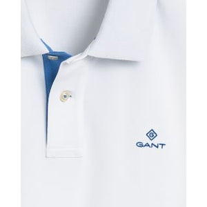 GANT Contrast Collar Piqué Polo Shirt