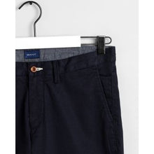 Load image into Gallery viewer, Gant Navy Slim Twill Chinos
