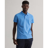 Gant Piqué Polo Shirt Blue