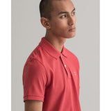 Gant Piqué Polo Shirt Red