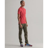 Gant Piqué Polo Shirt Red