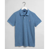Gant Piqué Polo Shirt Denim Blue