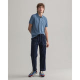 Gant Piqué Polo Shirt Denim Blue