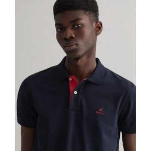 GANT Contrast Collar Piqué Polo Shirt