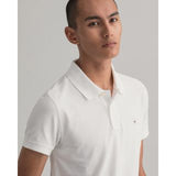 Gant Piqué Polo Shirt White