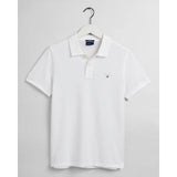 Gant Piqué Polo Shirt White